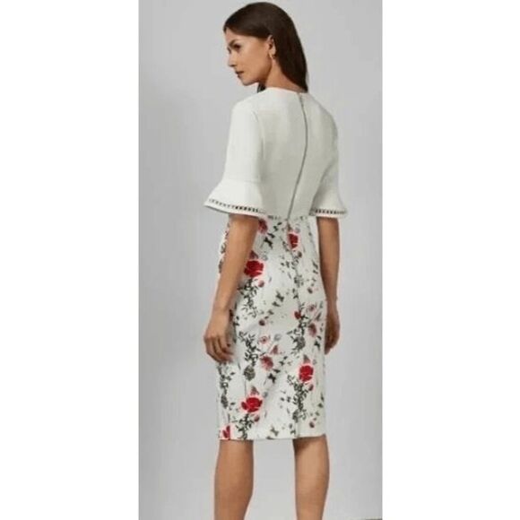 Ted Baker Wesa Hedgerow Dress Floral Sz 1 (US 4/XS) - Picture 2 of 14